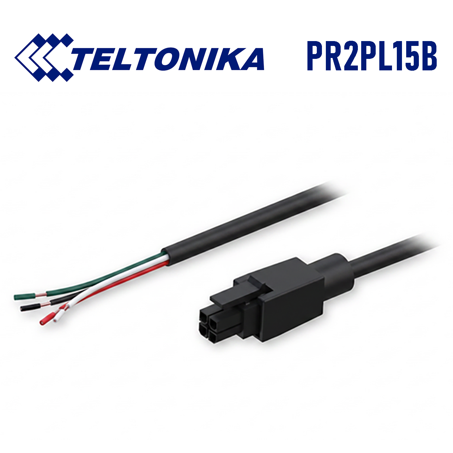 PR2PL15B Teltonika Power cable with 4-way open wire