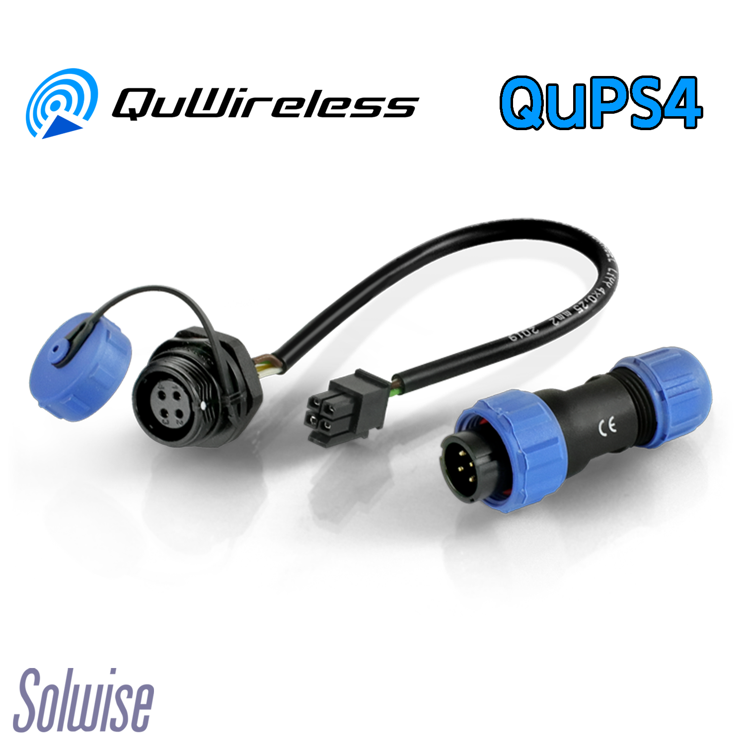 WI-QPSP4 QuWireless IP68 Power Socket