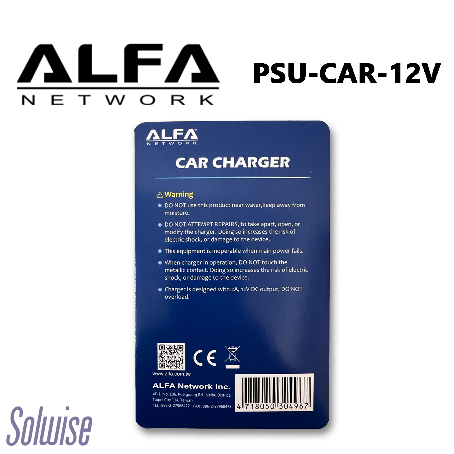 ALFA PSU-CAR-12V 12V Car Charger