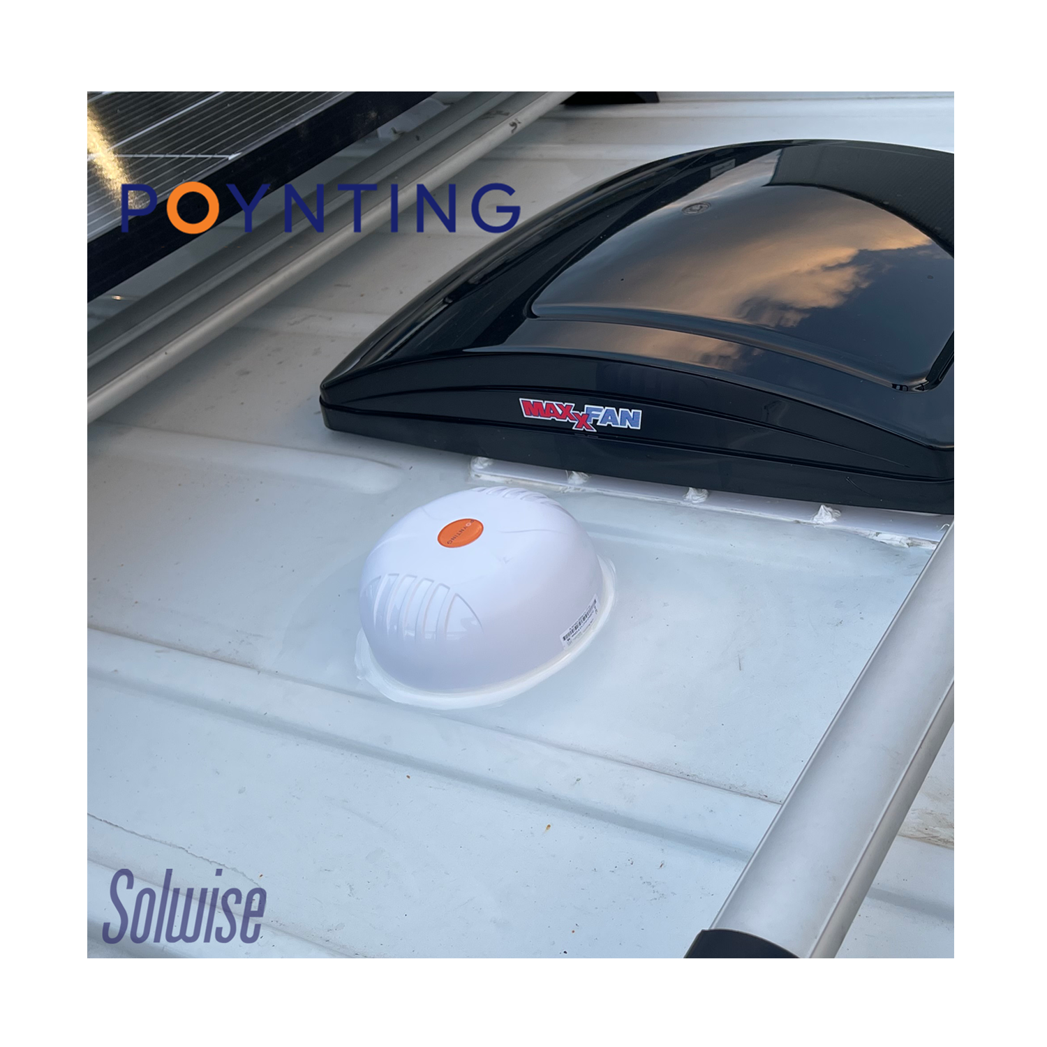 Poynting MIMO-4 Antenna in-situ on a Van