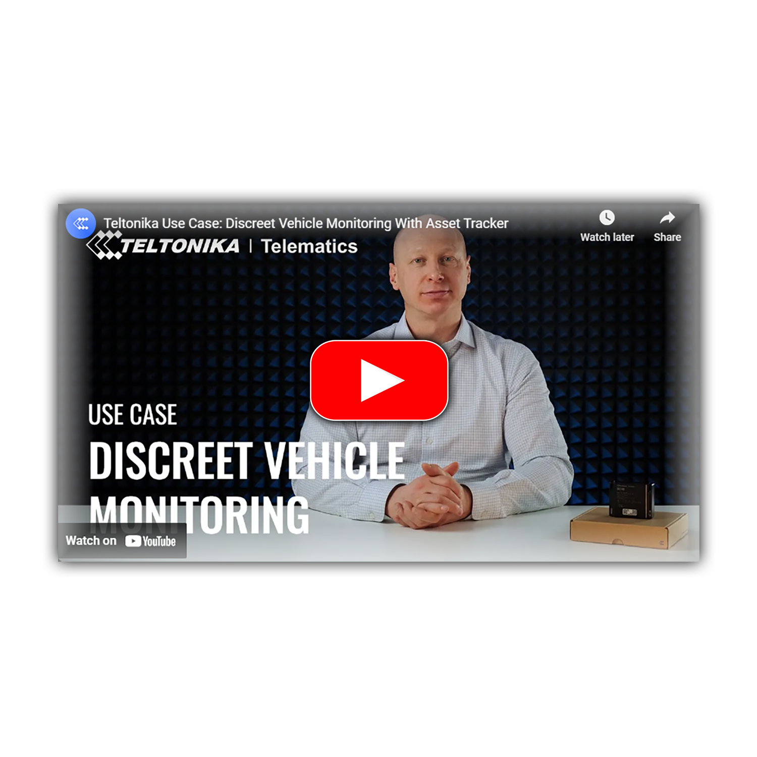 Video by Teltonika Vehicle Monitoring with an Asset Tracker