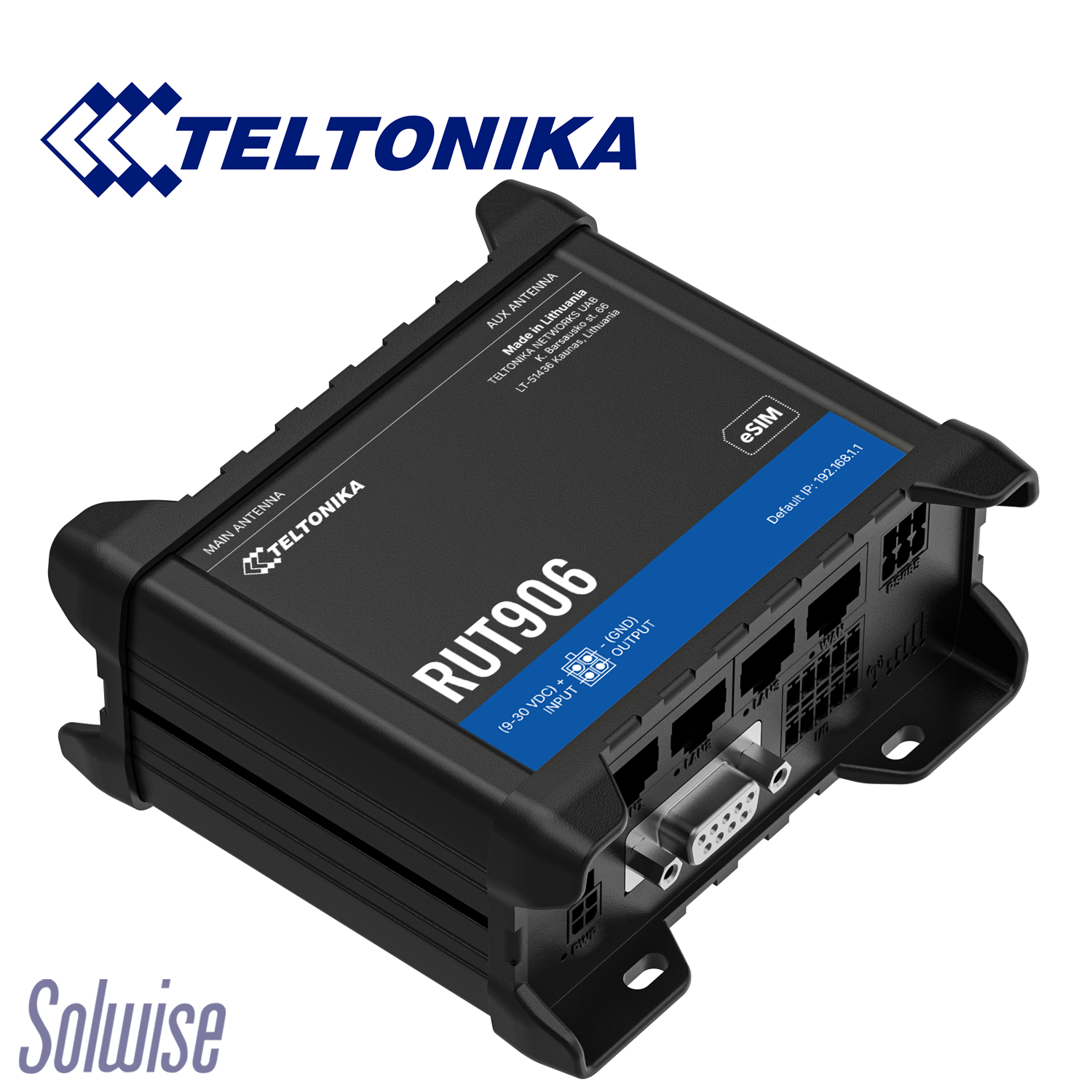 Solwise: RUT906 Teltonika CAT4 4G/LTE WiFi Router with RS232 & RS485 ...